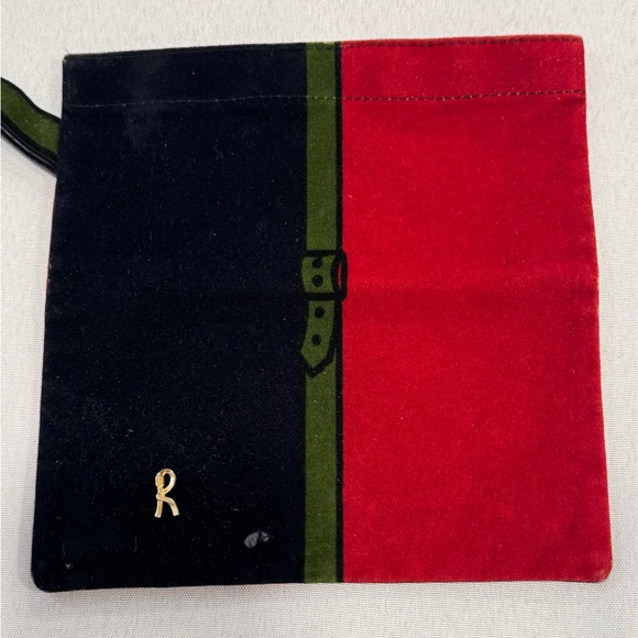 Vintage ROBERTA DI CAMERINO Velvet Pouch - Picture 3 of 8